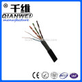 Hebei Hongchuang Optical Fiber Cable straight through cable cat5e with jacket cable